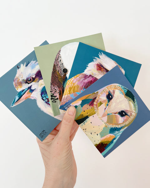 AUSTRALIAN BIRDS POSTCARD PACK