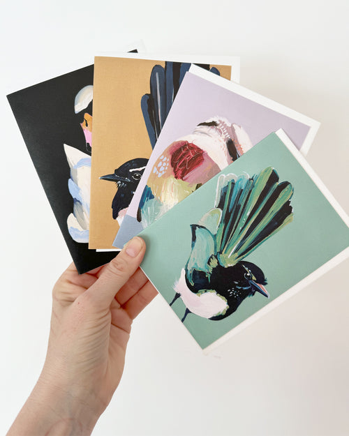 BIRDS GREETING CARDS PACK 2