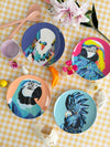 Plate Set- Bright Birds